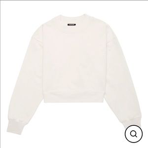 TALENTLESS mock neck crew neck - Bone - M